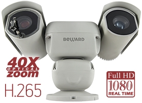 Beward B81889L2-2230Z5 2Mp Уличная скоростная PTZ IP-видеокамера с лазерной ИК-подсветкой до 500м