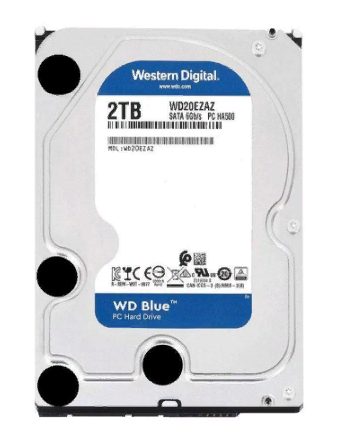WD20EZAZ, Жесткий диск, HDD SATA-III WD Original, 2ТБ, 3.5&quot;, 5400об/мин, 256Мб