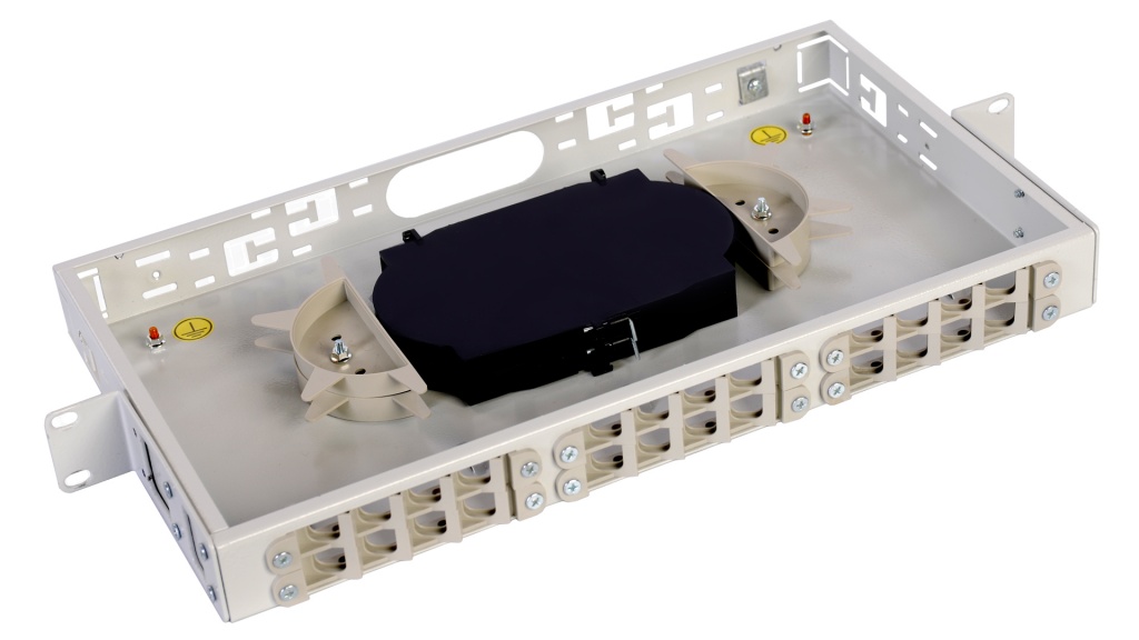 ЦМО БОН-19-1-24 Оптический кросс (бокс) 19", 1U, до 24 портов