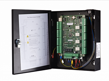 HikVision DS-K2804 (Black) Сетевой контроллер доступа на 4 двери, 10000 карт, 50000 событий