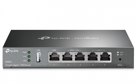 TP-Link ER605 VPN‑маршрутизатор Omada с гигабитными портами.