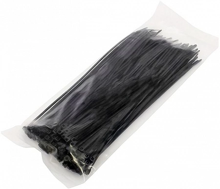 Cieffeplast Хомут - стяжка nylon 140х3.6мм, черный, в упак. 100шт