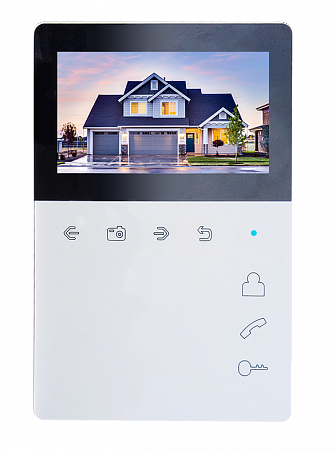 Tantos Elly-S VIZIT (White) Монитор цветного видеодомофона, адаптирован к VIZIT