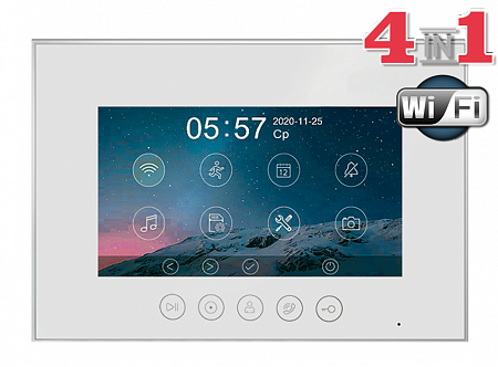 Tantos Marilyn HD Wi-Fi s (White) Монитор цветного видеодомофона 7&quot;